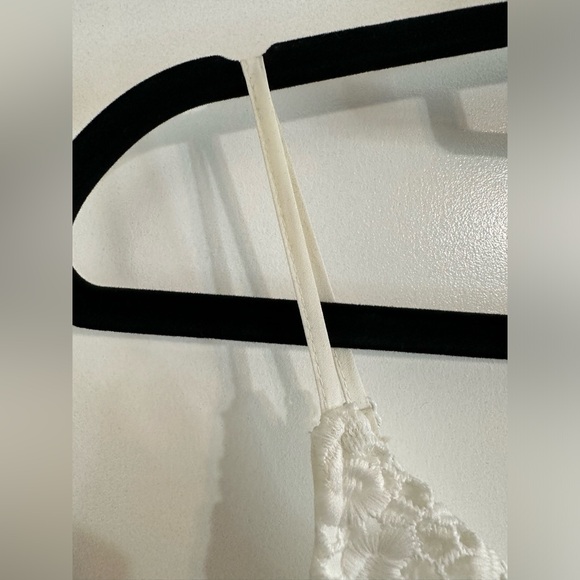 FOREVER 21 Lace Overlay White Midi Dress EUC - Picture 12 of 13